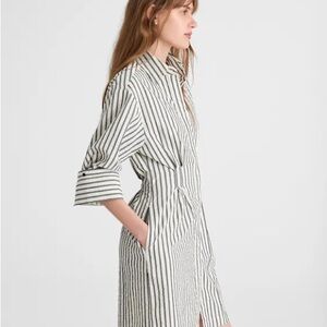 Madewell Tucked Mini Shirtdress